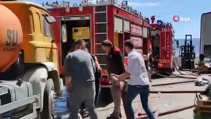 Çorum’da çelik döküm fabrikasında yangın