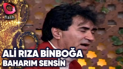 ALİ RIZA BİNBOĞA KENDİSİNE AİT BAHARIM SENSİN ESERİNİ CANLI YORUMLUYOR  10.03.1997