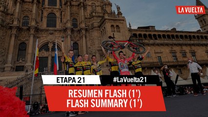 Étape 21 / Stage 21 - En 1' | #LaVuelta21