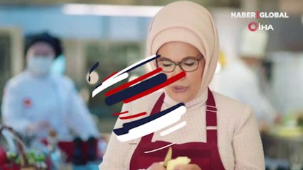 Emine Erdoğan, kitabında yer alan leblebi helvasının tarifini paylaştı