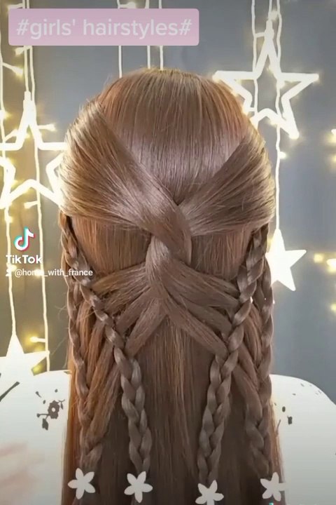 تسريحات شعر للبنات سهله وبسيطه/Hairstyles for girls