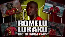 Romelu Lukaku - 100 Belgium caps