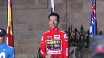 Vuelta - Le bonheur de Primož Roglič sur le podium
