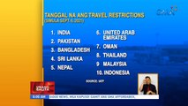 Pagtanggal ng travel restrictions sa 10 bansa, hindi ikinababahala ng OCTA Research Team | UB