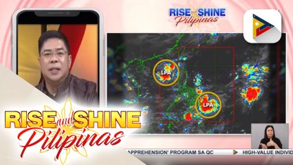 INFO WEATHER | 2 LPA sa loob ng PAR, patuloy na binabantayan