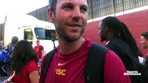 USC OC Graham Harrell Talks Kedon Slovis & Offense Post San Jose State