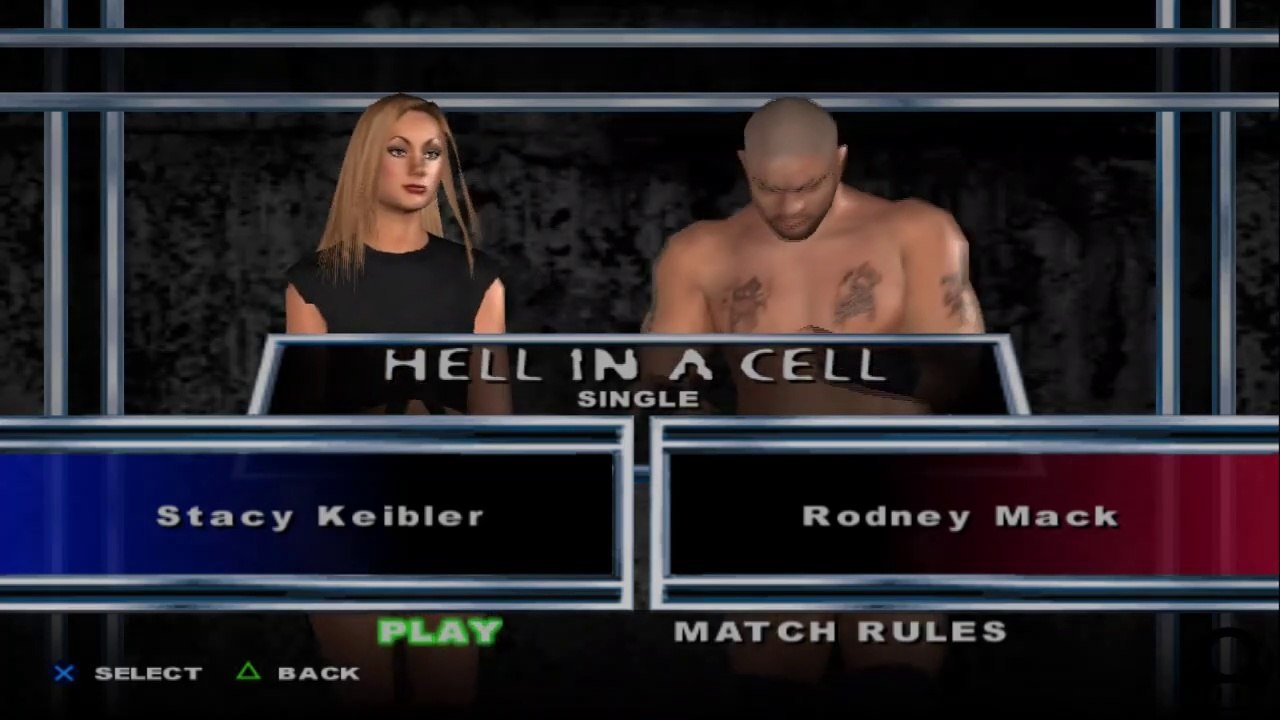 Here Comes the Pain Stacy Keibler(ovr 100) vs Rodney Mack