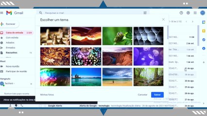 Como ativar o Modo Escuro no Gmail Web