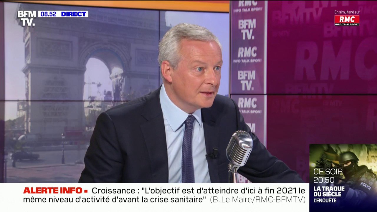 Bruno Le Maire annonce que l'obligation de pass sanitaire dans les grands centres commerciaux sera supprimée si le taux d'incidence passe sous les 200 et est en baisse continue
