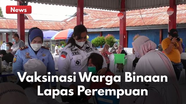 HISTERIS !! WARGA BINAAN LAPAS PEREMPUAN KELAS II PEKANBARU MENANGIS SAAT SUNTIK VAKSIN !!