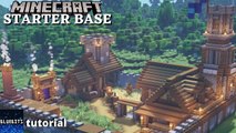Minecraft - How to Build an Ultimate Starter Base Tutorial
