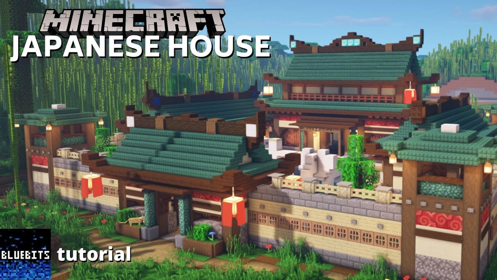 minecraft japanese castle tutorial