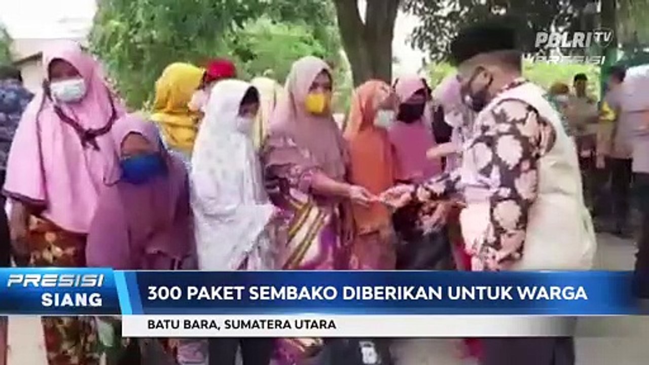Kapolda Sumut Berikan Bantuan Sembako ke Warga Terdampak Bencana Banjir di Kabupaten Batu Bara