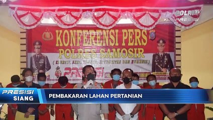 Polres Samosir Ungkap Kasus Pembakaran Lahan