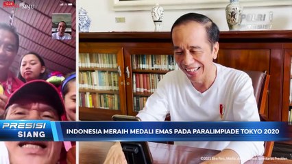 Presiden Jokowi Video Call dengan Peraih Emas Para Bulutangkis Paralimpiade Tokyo 2020