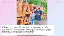 M. Pokora et Christina Milian s'éclatent dans un parc d'attraction : belle journée en famille à Paris