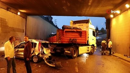 Tam 17 araç birbirine girdi... Yaralılar var!