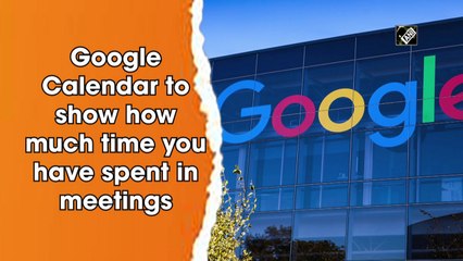 Google Calendar to show how much time you have spent in meetings