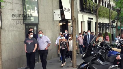 Sebastián Piñera, presidente de Chile, visita Madrid entre fuertes medidas de seguridad