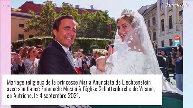 Maria Anunciata de Liechtenstein : La princesse s'est mariée, tiares et robes, elle a sorti le grand jeu !