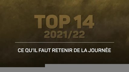 Top 14 - Ce qu'il faut retenir de la 1e journée