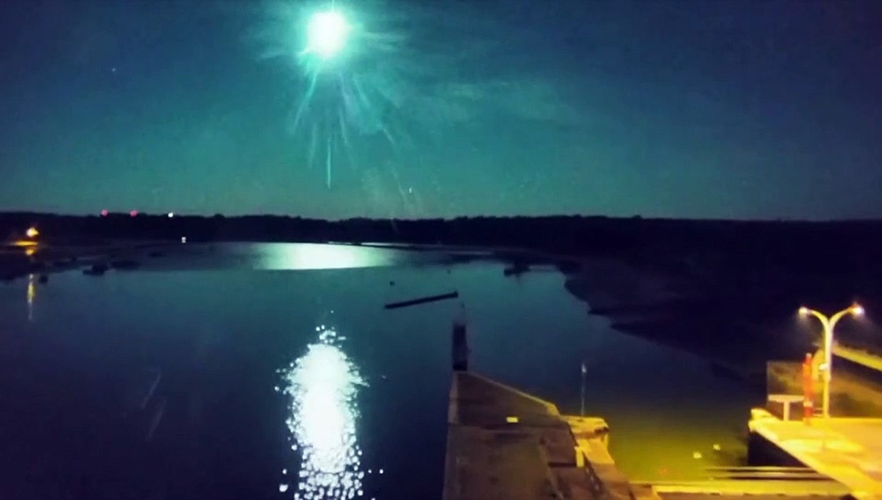 Un météorite en Bretagne. Impressionnant !