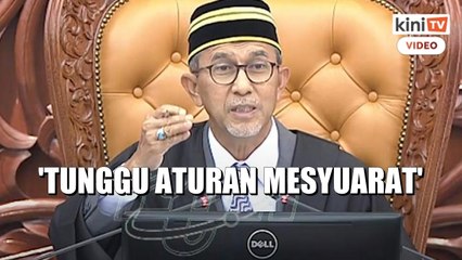 Usul undi percaya? Tunggu aturan urusan mesyuarat - Rashid