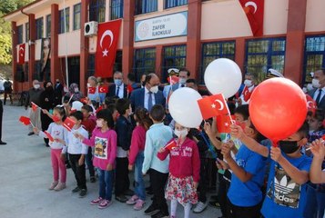 BARTIN'DA SELDEN ZARAR GÖREN İLKOKULDA EĞİTİM BAŞLADI