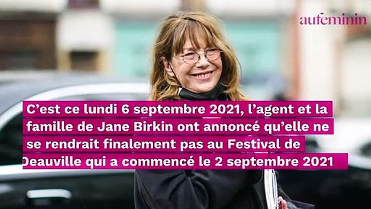 Jane Birkin : victime d'un AVC, elle annule sa venue à Deauville