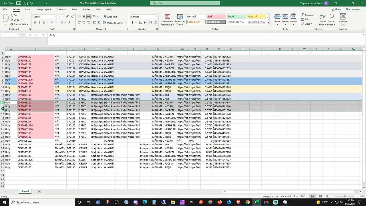 How to remove duplicate entries in Excel