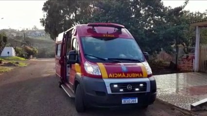 Mulher é socorrida após sofrer queda em residência no Bairro Presidente
