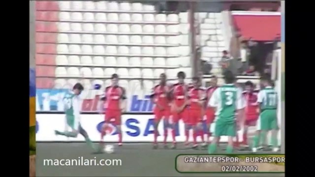 Gaziantepspor 5-2 Bursaspor 02.02.2002 - 2001-2002 Turkish Super League Matchday 21