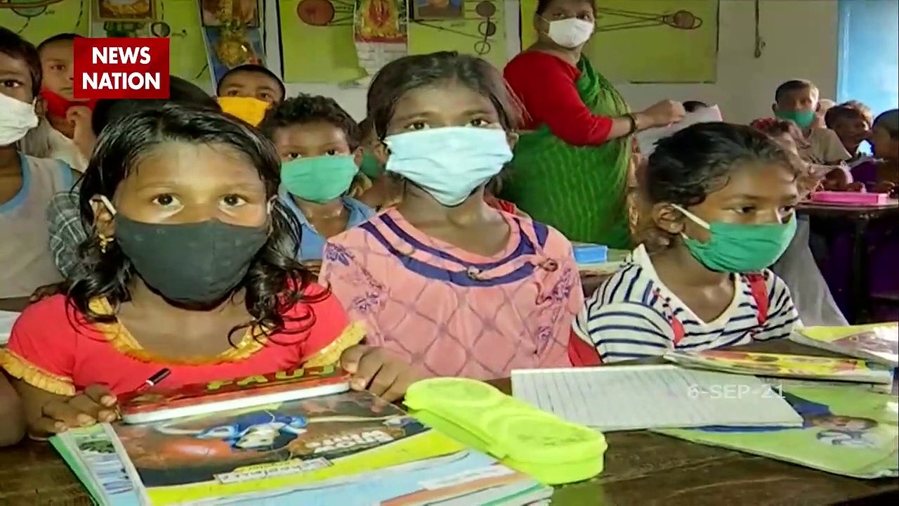 Patna: Students of Four classes Are studying together in the same room