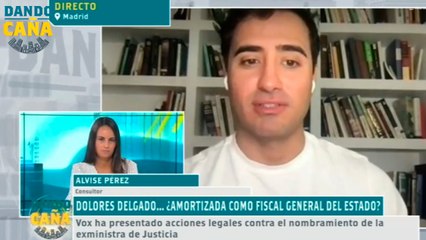 Alvise Pérez en directo en Dando Caña: Dolores Delgado ¿amortizada como fiscal general?