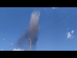 Tornado of Soot Swirls Into the Sky
