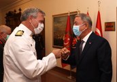 Son dakika haberleri... Milli Savunma Bakanı Akar, NATO Askeri Komite Başkanı Oramiral Bauer ile görüştü