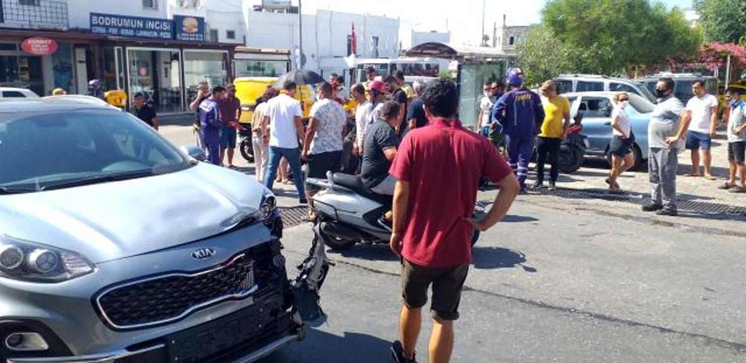 Kaza yapan polis için seferber oldular