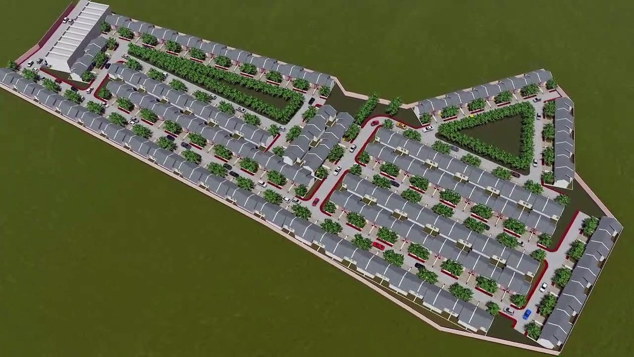 Gambar 3D Site Plan