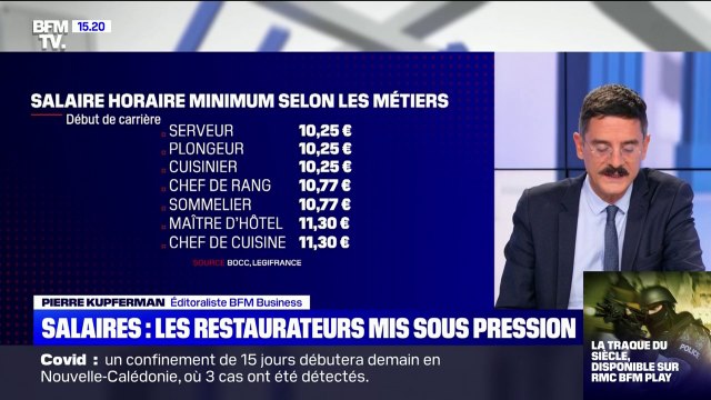 Le gouvernement veut mettre la pression sur les restaurateurs pour que les salaires augmentent