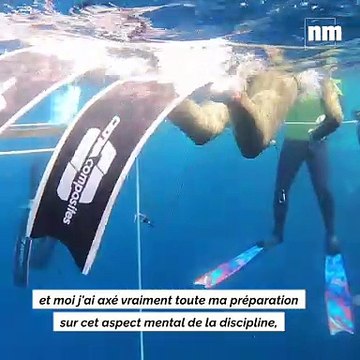Alice Modolo, première Française à passer la barre mythique des 100 mètres en apnée