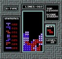 Tetris NES - A-Type - Level 18 Start