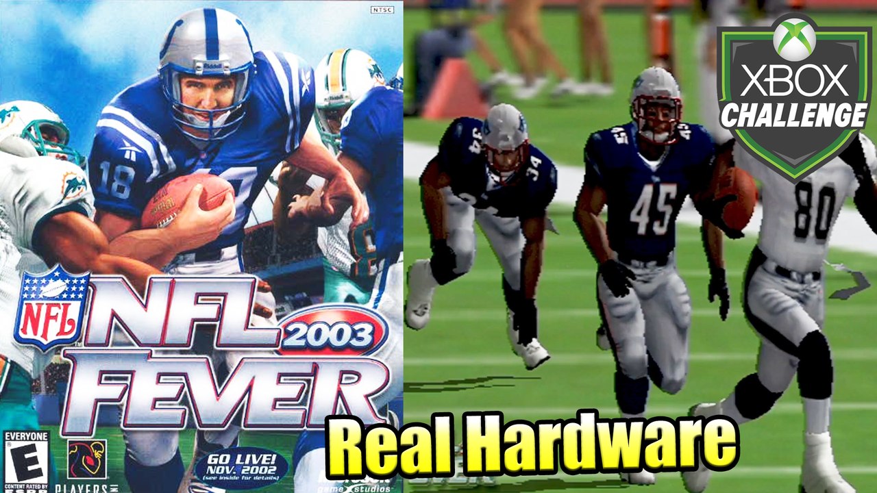 NFL Fever 2003 — Xbox OG Gameplay HD — Real Hardware {Component}