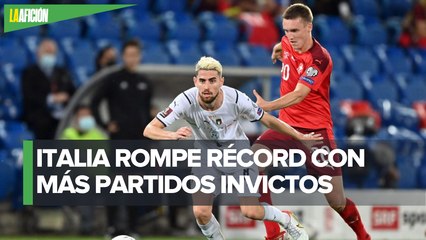 Italia impone nuevo récord del mundo de partidos sin derrota; supera a España y Brasil