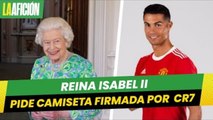 Reina Isabel II pide camiseta del Manchester United firmada por Cristiano