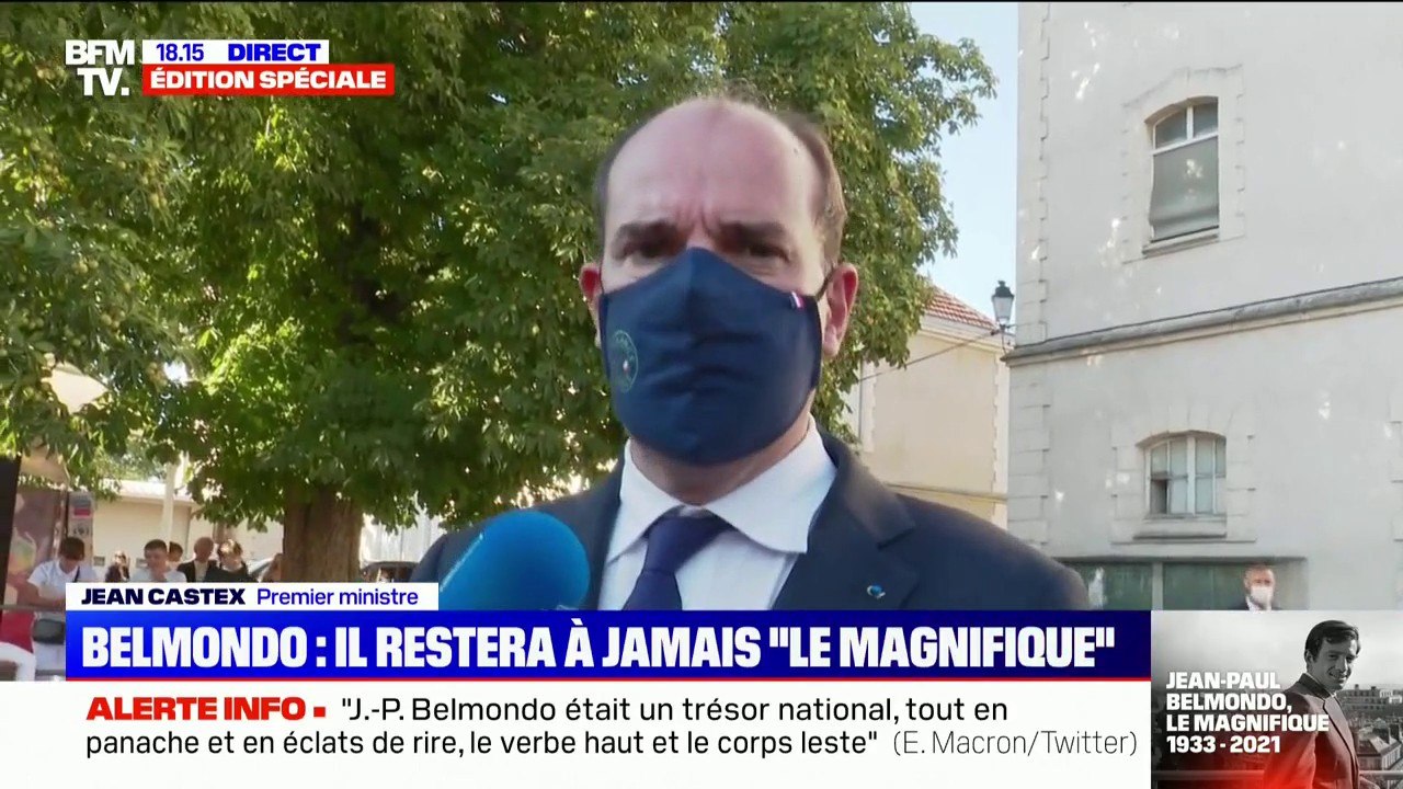 Jean Castex rend hommage à Jean-Paul Belmondo, "un symbole de notre patrimoine cinématographique"