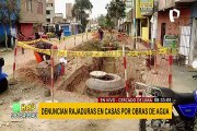 Cercado de Lima: familias denuncian daños en sus casas por obras de agua