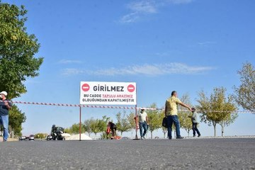 ARSASINDAN GEÇEN YOLU ULAŞIMA KAPATTI