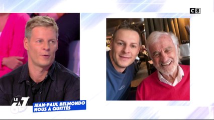 Matthieu Delormeau très ému en évoquant la mort de Jean-Paul Belmondo