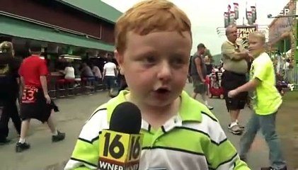 'Apparently' kid interviewed at Pennsylvania county fair