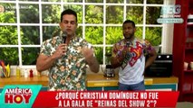 Christian Domínguez enfurece y ‘cuadra’ a conductoras de América Hoy